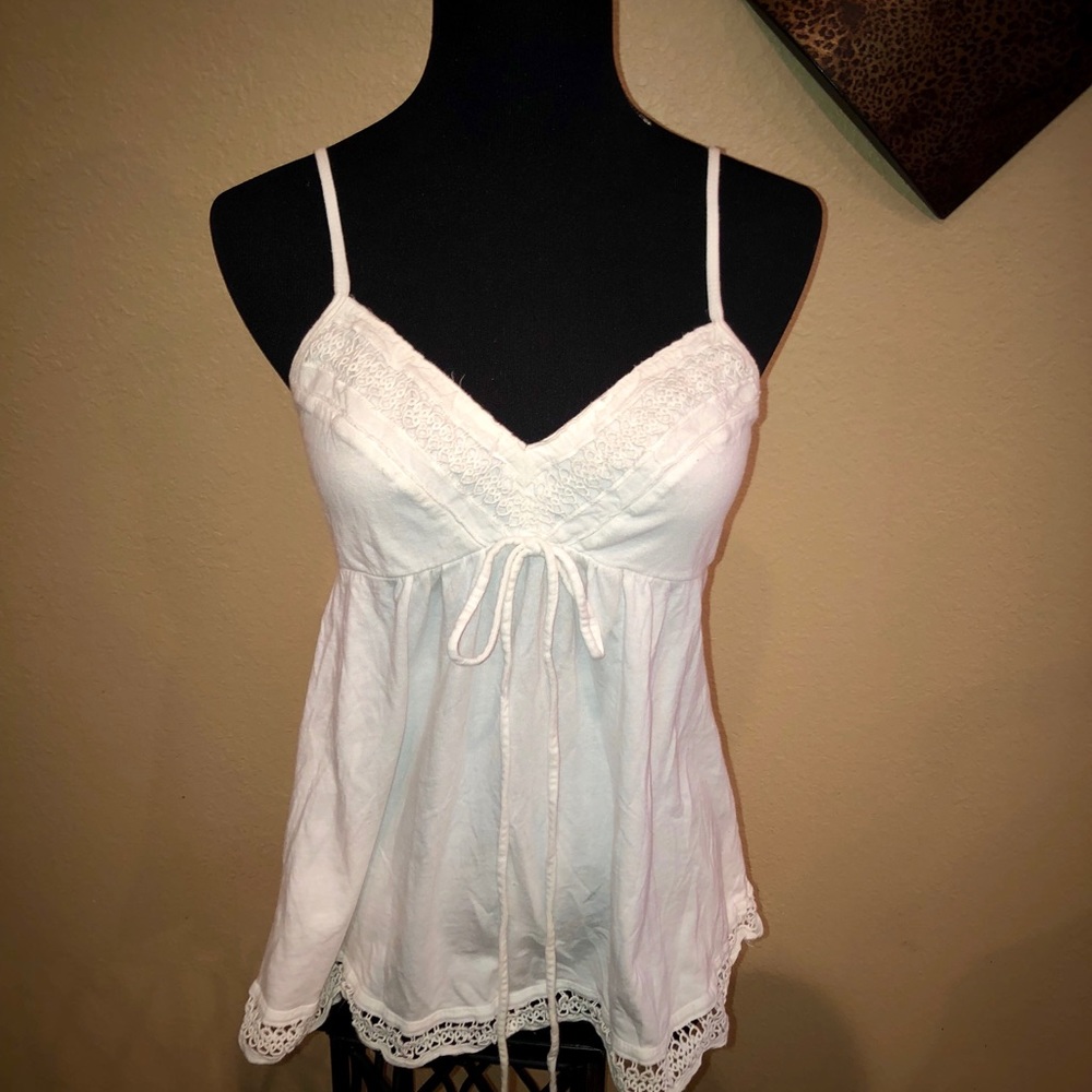 Michael Stars White swing top